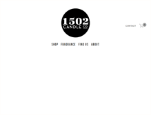 Tablet Screenshot of 1502candleco.com